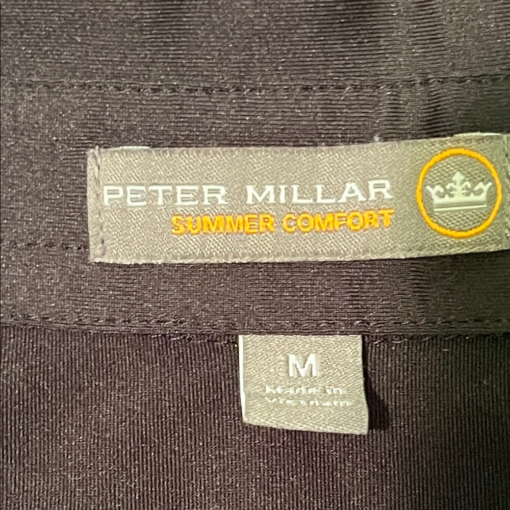Peter Millar Black Summer Comfort Polo Shirt Size Medium. 2017 Ryder Cup - Picture 2 of 13